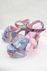 画像3: Sugar Thrillz / Sweet Masterpieceプラットフォームヒール 約23~24CM(内側採寸) パープルＸピンク I-26-05-29-090-GO-SH-SA-ZI (3)