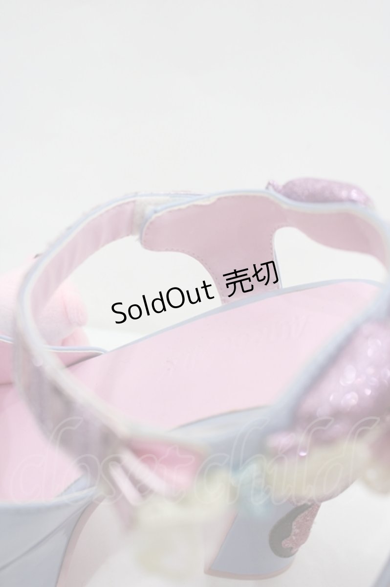 画像4: Sugar Thrillz / Sweet Masterpieceプラットフォームヒール 約23~24CM(内側採寸) パープルＸピンク I-26-05-29-090-GO-SH-SA-ZI (4)