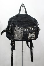 画像1: ALGONQUINS / エンブレム刺繍デザイン3WAYバッグ  黒 I-26-05-29-013-AL-BG-SA-ZI (1)