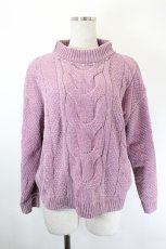 画像1: axes femme / パールニットトップス M ピンク I-26-05-31-026-AX-TO-SA-ZI (1)