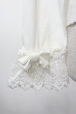 画像5: axes femme kawaii / レーシーフリルニットプル M オフ I-26-05-31-028-AX-TO-TE-ZI (5)