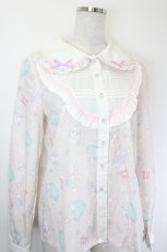 画像3: Nile Perch / アニマルプレゼントブラウス（Baby Gift柄）  ピンクＸ白 I-26-05-31-004-LO-BL-SA-ZI (3)