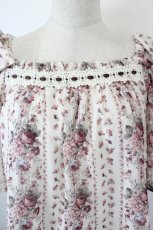 画像4: axes femme POETIQUE / 肩リボンオフショルブラウス M キナリ I-26-05-31-035-AX-BL-SA-ZI (4)