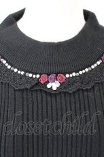 画像4: axes femme / バラボトルネックニットプルオーバー F 黒 I-26-05-31-042-AX-TO-SA-ZI (4)