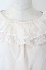 画像5: axes femme / リボン付楊柳シフォンプルオーバー F 生成り I-26-05-31-048-AX-TO-SA-ZI (5)