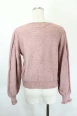画像2: axes femme POETIQUE / ミニブーケ刺繍ニットカーデ M 濃ピンク I-26-05-31-054-AX-TO-SA-ZI (2)
