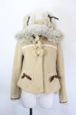 画像1: Angelic Pretty / リリカルバニーショートコート  ブラウン I-26-05-31-057-AP-CO-SA-ZI (1)