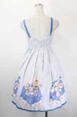 画像3: Emily Temple cute / アフタヌーンティーノースリーブワンピース  青 I-26-05-31-063-ET-OP-SA-ZI (3)