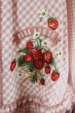 画像5: PINK HOUSE / 苺ブーケ刺繍入りオリジナルチェックブラウス  ピンクチェック I-26-05-31-007-LO-BL-SA-ZI (5)