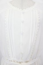 画像3: axes femme / フィッシュテール半袖ワンピース M 生成り I-26-05-31-077-AX-OP-SA-ZI (3)