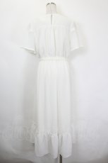 画像8: axes femme / フィッシュテール半袖ワンピース M 生成り I-26-05-31-077-AX-OP-SA-ZI (8)