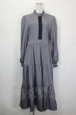画像1: m petit by misako / AM＊レースティアードワンピース L グレー I-26-05-31-079-LO-OP-SA-ZI (1)
