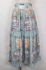 画像1: axes femme kawaii / ティティ×ベアファミリースカート  ミント I-26-05-31-082-AX-SK-SA-ZI (1)