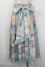 画像3: axes femme kawaii / ティティ×ベアファミリースカート  ミント I-26-05-31-082-AX-SK-SA-ZI (3)