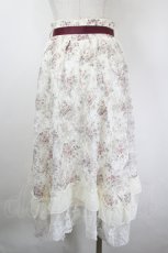 画像3: axes femme / フローラルレースイレヘムスカート F ピンク I-26-05-31-094-AX-SK-SA-ZI (3)