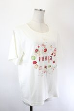 画像3: PINK HOUSE / シュガリーラビットプリントカットソー  アイボリー I-26-06-02-024-LO-TS-SA-ZI (3)