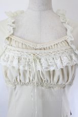 画像4: Ozz oneste / 裾薔薇刺繍半袖カットソー  アイボリー I-26-06-02-044-OO-TO-SA-ZI (4)