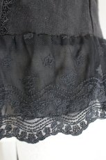 画像5: axes femme / 編み上げリボンビスチェ M 黒 I-26-06-02-006-AX-TO-TE-ZI (5)