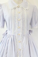 画像5: MILK / Moon light dress  サックスストライプ I-26-06-02-058-ML-OP-TE-ZI (5)
