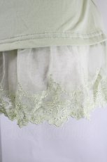画像5: axes femme / バラ刺繍半袖プルオーバー  ミント I-26-06-02-008-AX-TO-SA-ZI (5)