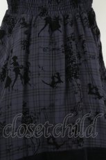 画像3: axes femme / シルエットフロッキーキャミチュニック M パープル I-26-06-02-075-AX-BL-TE-ZI (3)