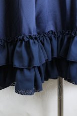 画像3: axes femme kawaii / ミディフリルペチスカート M ネイビー I-26-06-02-086-AX-SK-TE-ZI (3)