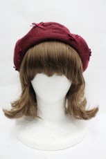画像2: m petit by misako / サンリオキャラクターズコラボ ハローキティ バスクリボンベレー  赤 I-26-06-02-123-LO-AC-SA-ZI (2)