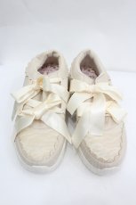 画像1: m petit by misako / AMレースリボンSNK L 中薄橙 I-26-06-02-129-LO-SH-SA-ZI (1)