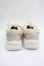 画像2: m petit by misako / AMレースリボンSNK L 中薄橙 I-26-06-02-129-LO-SH-SA-ZI (2)