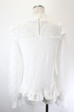 画像2: Angelic Pretty / Graceful Laceカットソー  白 I-26-06-02-012-AP-TO-SA-ZI (2)
