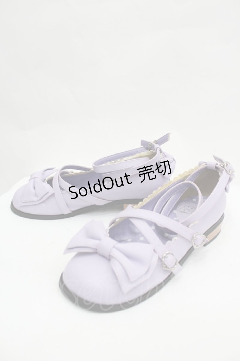 画像3: Angelic Pretty / Tea Partyシューズ M パープル I-26-06-02-130-AP-SH-SA-ZI (3)