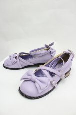 画像3: Angelic Pretty / Tea Partyシューズ M パープル I-26-06-02-130-AP-SH-SA-ZI (3)