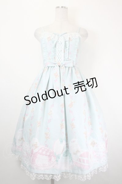 Angelic Pretty / 夢見るTiny Bearジャンパースカート ミント I-26-06
