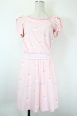 画像1: MILK / Over theレインボーワンピース  ピンク I-26-06-05-045-ML-OP-SA-ZI (1)