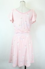 画像2: MILK / Over theレインボーワンピース  ピンク I-26-06-05-045-ML-OP-SA-ZI (2)
