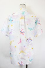 画像2: MILK / ドルフィンシャツ  白 I-26-06-05-006-ML-BL-SA-ZI (2)