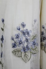画像3: an another angelus / ライラック刺繍チュールスカート  アイボリー I-26-06-05-058-CA-SK-SA-ZI (3)