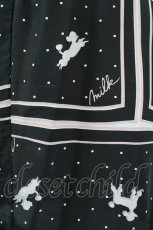 画像3: MILK / プードルスカーフスカート  黒Ｘピンク I-26-06-05-063-ML-SK-SA-ZI (3)
