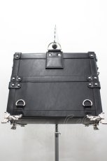 画像2: CuLLt / MAGIC BOX BAG  黒Ｘシルバー I-26-06-05-082-PU-BG-SA-ZI (2)