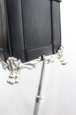 画像4: CuLLt / MAGIC BOX BAG  黒Ｘシルバー I-26-06-05-082-PU-BG-SA-ZI (4)