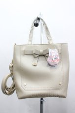 画像1: m petit by misako / AMマエリボン2WAYバッグ  中金 I-26-06-05-084-LO-BG-TE-ZI (1)
