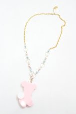 画像2: Angelic Pretty / Toyboxはにかみベアーネックレス  ピンク I-26-06-05-101-AP-AC-SA-ZI (2)