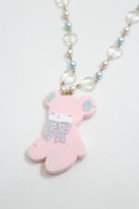 画像3: Angelic Pretty / Toyboxはにかみベアーネックレス  ピンク I-26-06-05-101-AP-AC-SA-ZI (3)
