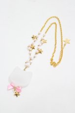 画像2: Angelic Pretty / Milk Catネックレス  白Ｘゴールド I-26-06-05-104-AP-AC-SA-ZI (2)