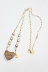 画像1: BABY,THE STARS SHINE BRIGHT / Love Chocolateネックレス  ブラウン×ゴールド I-26-06-05-105-BA-AC-TE-ZI (1)