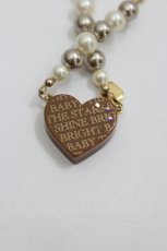 画像3: BABY,THE STARS SHINE BRIGHT / Love Chocolateネックレス  ブラウン×ゴールド I-26-06-05-105-BA-AC-TE-ZI (3)