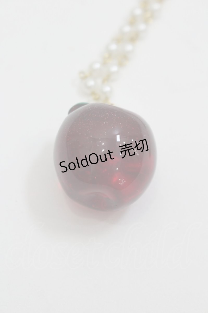 画像4: BABY,THE STARS SHINE BRIGHT / Appleネックレス  赤×ゴールド I-26-06-05-107-BA-AC-TE-ZI (4)