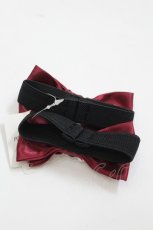 画像2: axes femme / G リボン型シューズバンド  ワイン I-26-06-05-115-AX-ZA-TE-ZI (2)
