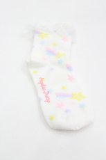 画像2: Angelic Pretty / FancyShooting Starクルー丈ソックス  白 I-26-06-05-124-AP-ZA-SA-ZI (2)