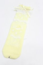 画像1: Angelic Pretty / Airyドットクルー丈ソックス  イエロー I-26-06-05-128-AP-ZA-SA-ZI (1)